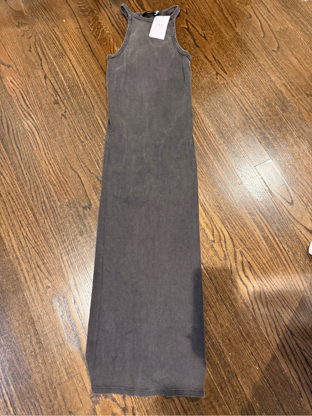 IRO Charcoal Gray Tank Maxi Dress